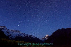 With a thirty-second exposure, there's very little movement in the stars, so you can make out constellations. Nikon D800, ISO 2500, 30 seconds, f/4.5, 0.0 EV, 16-35mm lens. Photo copyright Reed Hoffmann.