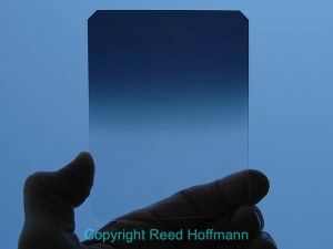 Graduated neutral density filters come in different densities, and are either hard (hard-edged transition) like this one, or soft. Photo copyright Reed Hoffmann.